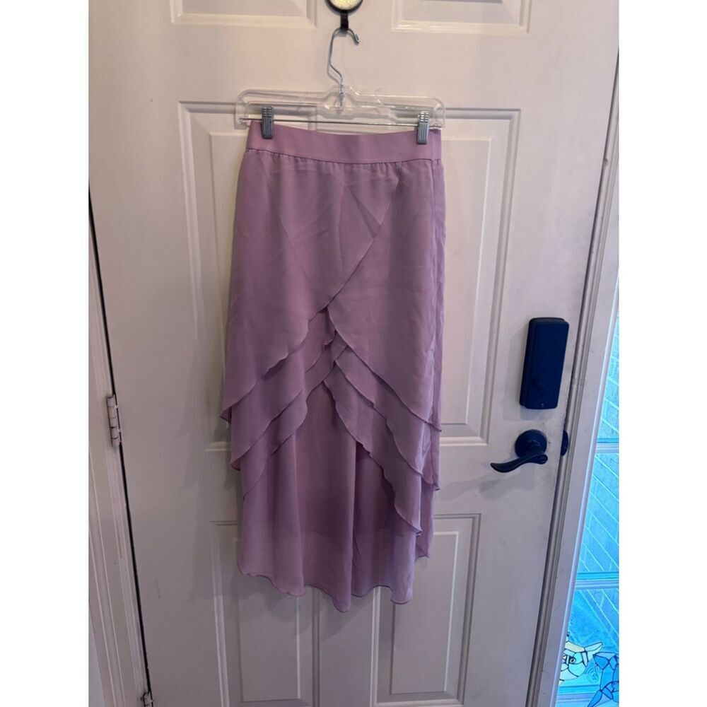HALARA Lavender Tiered Midi Skirt - Picture 2 of 5
